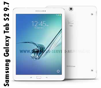 Samsung Galaxy Tab S2 9.7 планшетнери котрвац екрани, тачи похаринум Ереванум.