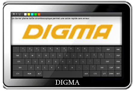 DIGMA tablet